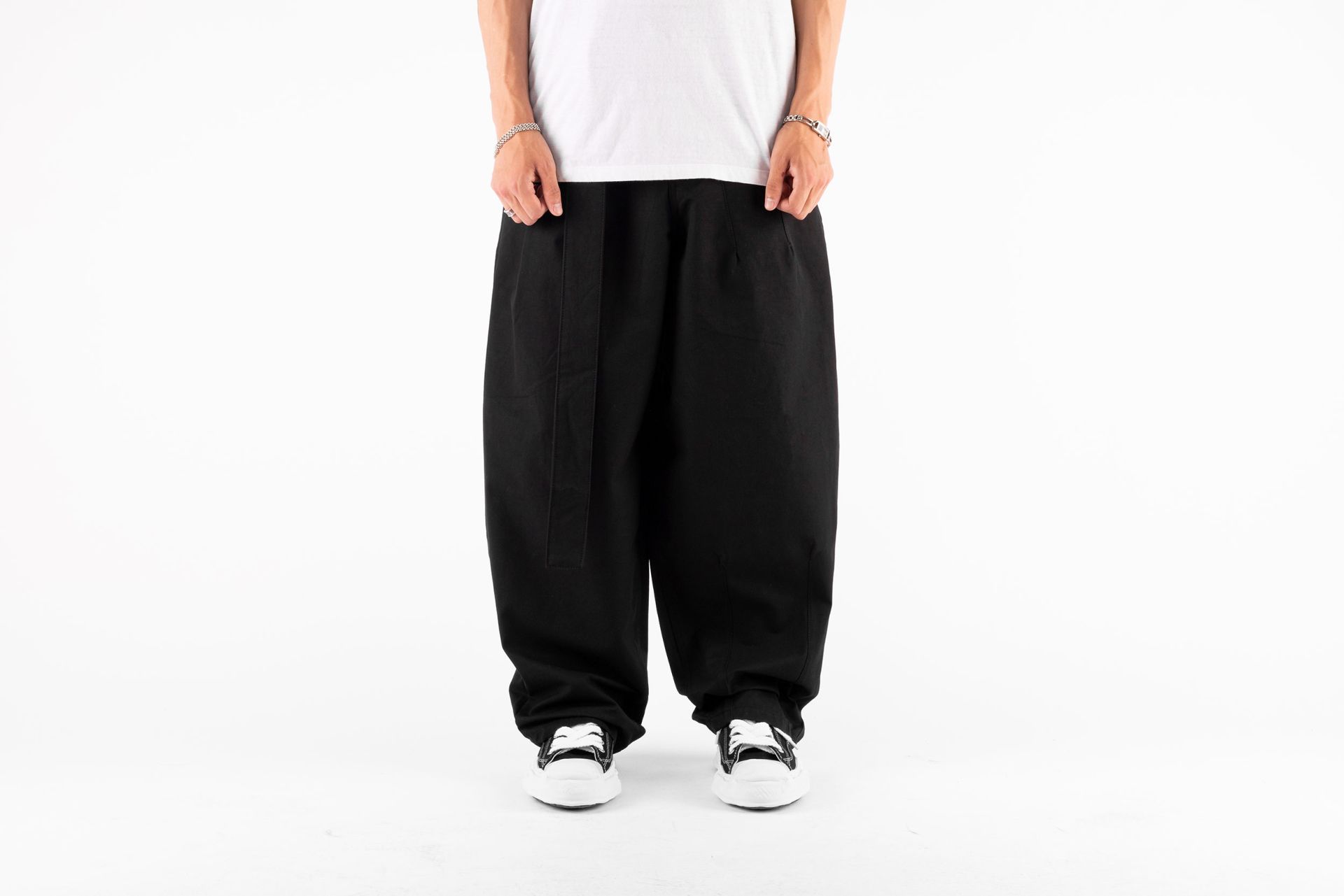 【AJO AJOBYAJO】24FW★ Asymmetric Cotton Pants AJOBYAJO Asymmetric Cotton Pants